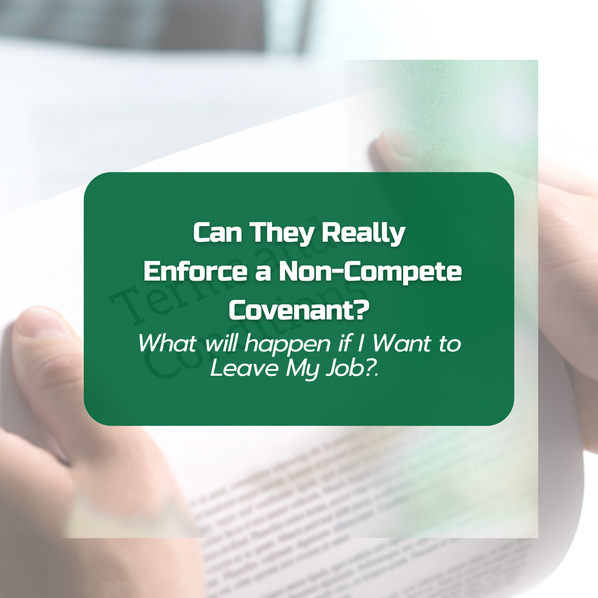 Can Physicians non-compete contracts be enforeced